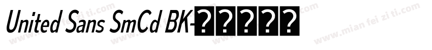 United Sans SmCd BK字体转换